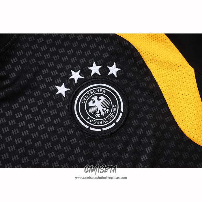 Chandal del Alemania 2025-2026 Manga Corta Negro - Pantalon Corto